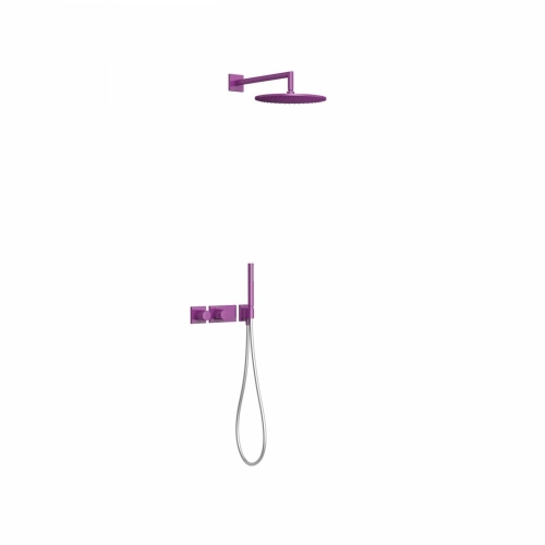 Tres Study Exclusive falsík alatti termosztátos zuhanyrendszer purple 20735201TVI