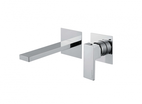 Bugnatese Tetris fal alatti mosdócsaptelep 21 cm kifolyóval, króm 9165ECR