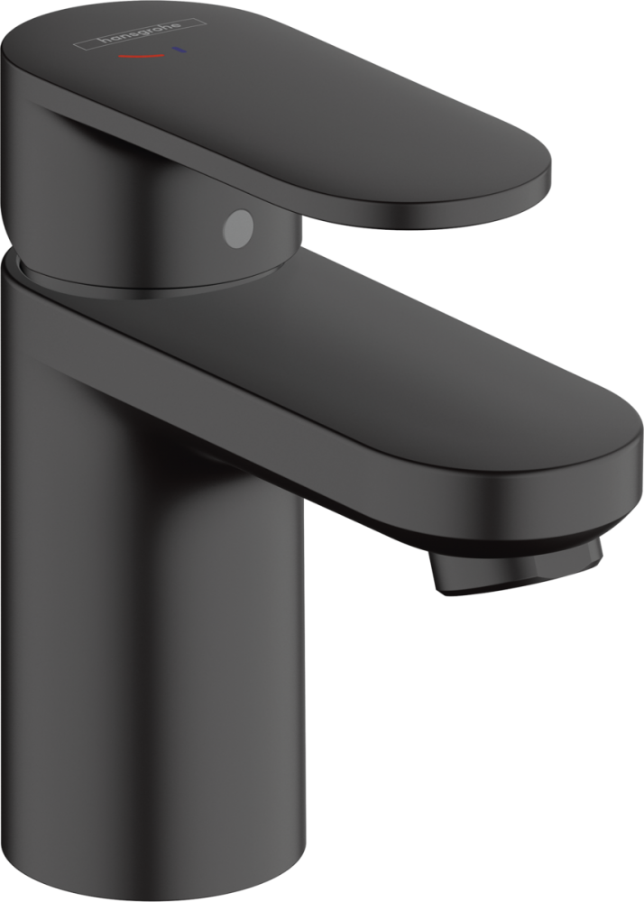 Hansgrohe Vernis Blend egykaros mosdócsaptelep 70, CoolStart, automata lefolyógarnitúrával matt fekete 71584670