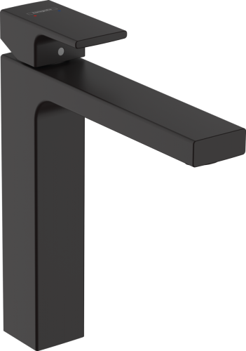 Hansgrohe Vernis Shape egykaros mosdócsaptelep 190, lefolyógarnitúra nélkül matt fekete 71591670