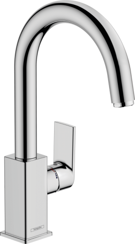 Hansgrohe Vernis Shape egykaros mosdócsaptelep elforgatható kifolyóval és automata lefolyógarnitúrával 71564000