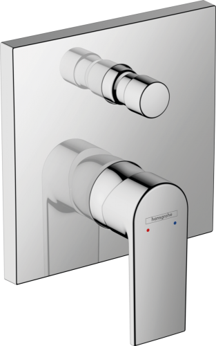 Hansgrohe Vernis Shape egykaros kádcsaptelep falsík alatti szereléshez beépített biztonsági kombinációval EN1717 71469000