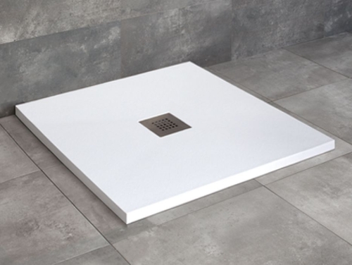 Radaway Kios C 90x90 cm szögletes öntöttmárvány zuhanytálca, fehér KC9090-53
