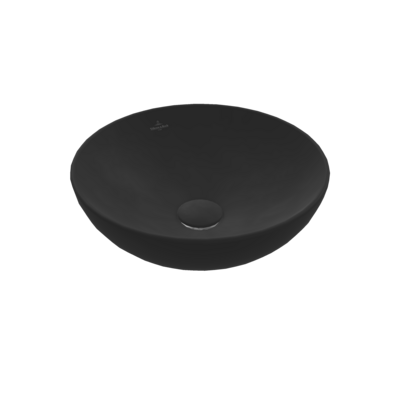 Villeroy and Boch Loop & Friends Surface 42 cm ráültethető mosdó Ebony CeramicPlus felülettel 4A4600S5