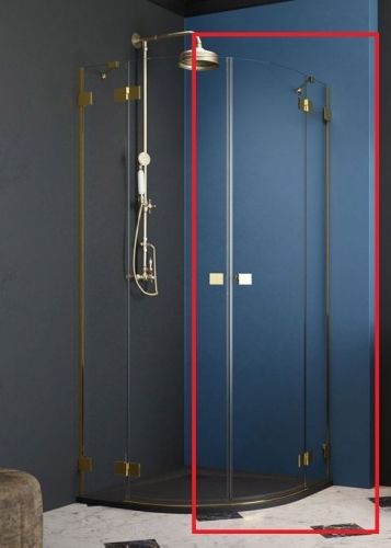 Radaway Essenza Pro Gold PDD 100 J zuhanykabin (egy ajtó), jobbos 10095100-09-01R