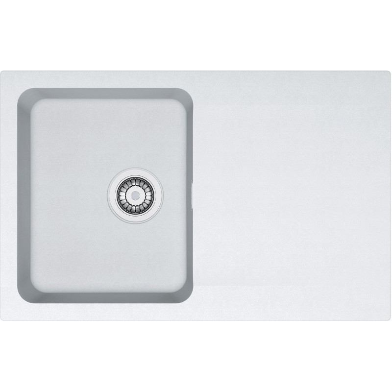Franke Orion Tectonite mosogató 780x500 mm, fehér 114.0288.585