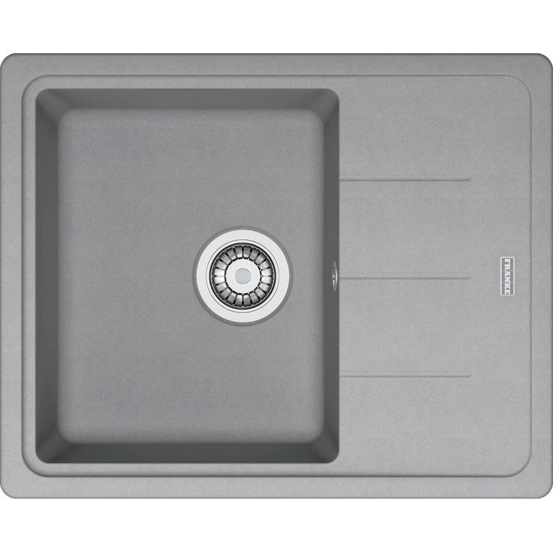 Franke Basis gránit mosogató 620x500 mm, szürke 114.0285.118