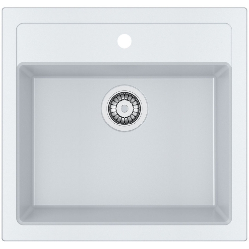 Franke Sirius Tectonite mosogató 560x530 mm, fehér 114.0284.165