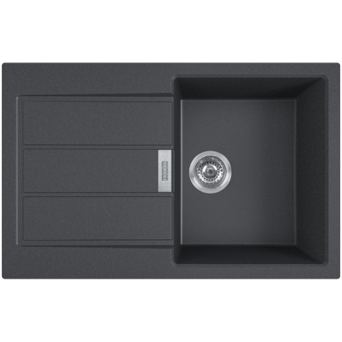 Franke Sirius 2.0 Tectonite mosogató 780x500 mm, fekete 143.0613.582