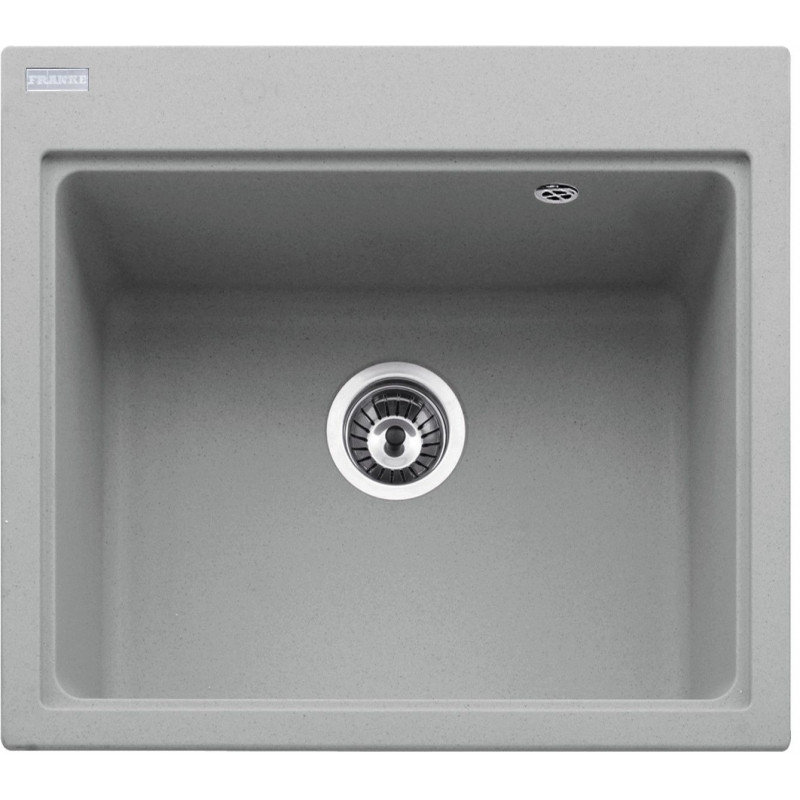 Franke Kubus gránit mosogató 585x520 mm, szürke 114.0285.236