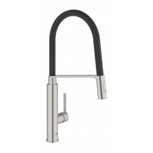 Grohe Feel egykaros mosogatócsap matt szuperacél 31489DC0
