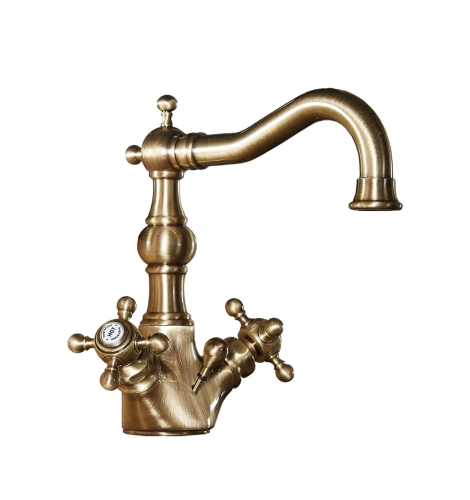 Bugnatese Arcadia mosdócsaptelep leeresztővel bronz szín 8334BR