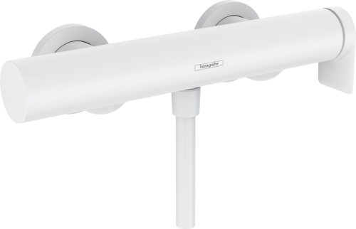 Hansgrohe Vivenis egykaros zuhanycsaptelep falsíkon kívüli szereléshez, matt fehér 75620700
