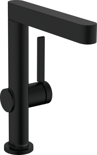 Hansgrohe Finoris egykaros mosdócsaptelep 230, elforgatható kifolyóval és push-open lefolyógarnitúrával, matt fekete 76060670