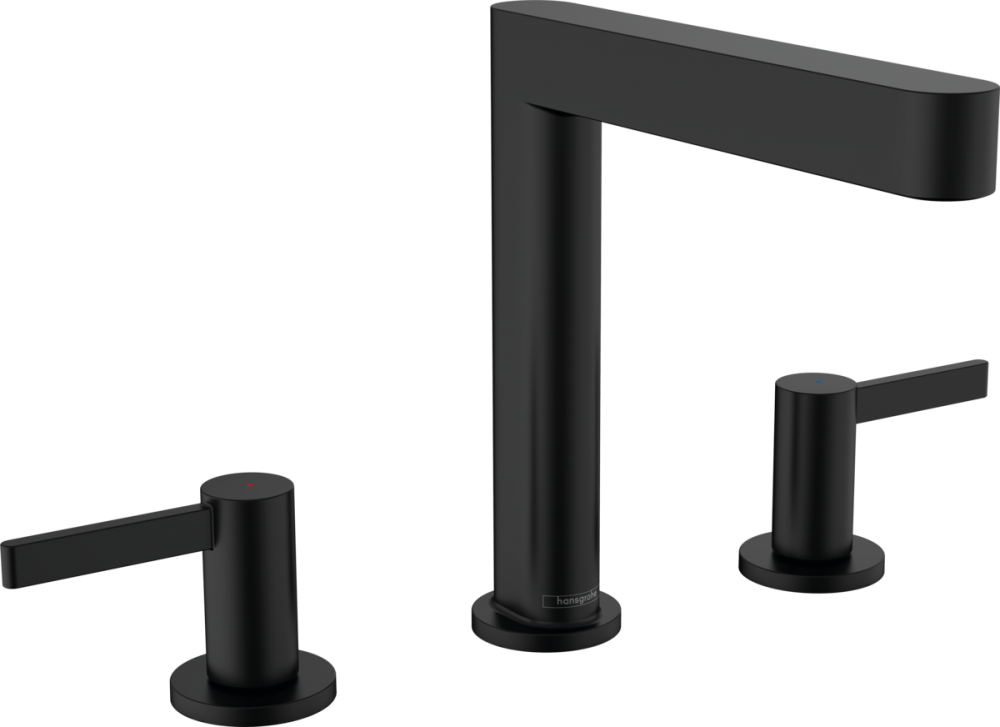 Hansgrohe Finoris mosdócsaptelep 160, push-open lefolyógarnitúrával, matt fekete 76034670