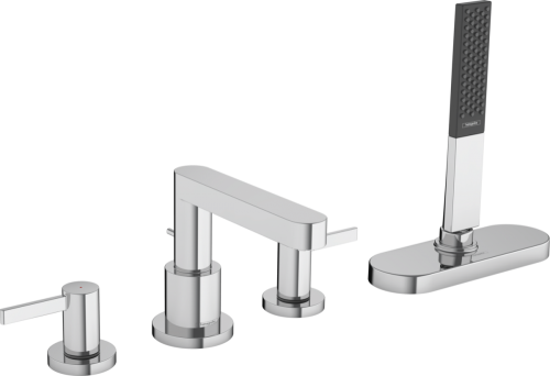 Hansgrohe Finoris peremre szerelhető kádcsaptelep, sBox-szal, króm 76444000