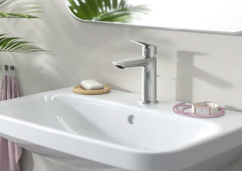 Hansgrohe Logis Fine egykaros mosdócsaptelep 110, automata lefolyógarnitúrával, króm 71251000