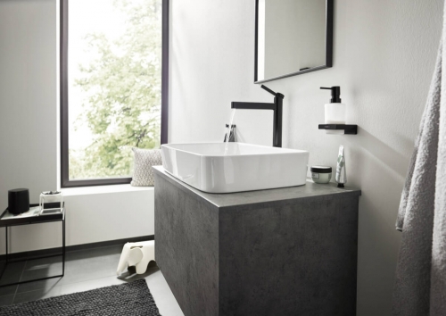 Hansgrohe AddStoris folyékonyszappan adagoló, matt fekete 41745670