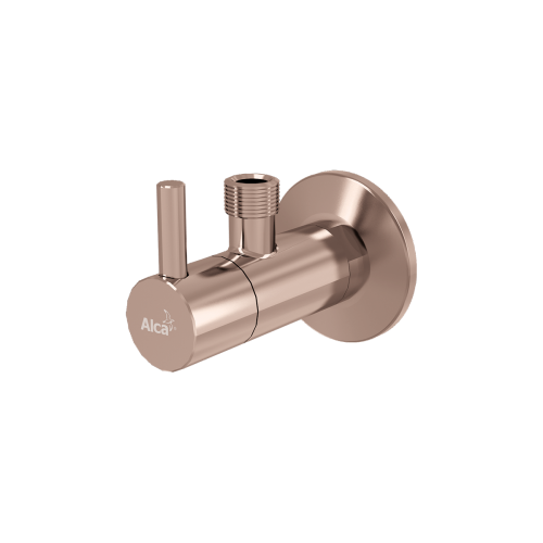 Alcaplast ARV001-RG-P Sarokszelep szűrővel RED GOLD-fényes