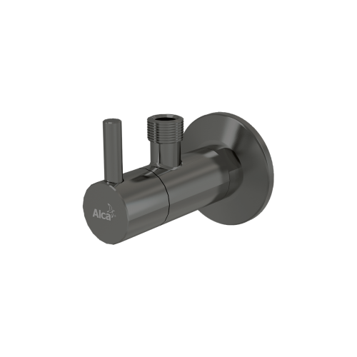Alcaplast ARV001-GM-P Sarokszelep szűrővel GUN METAL-fényes