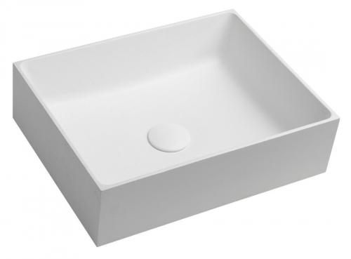 Sapho FORMIGO beton mosdó, 47,5x13x36,5cm, fehér FG011