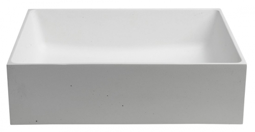 Sapho FORMIGO beton mosdó, 47,5x13x36,5cm, fehér FG011