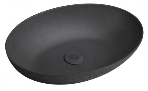 Sapho FORMIGO beton mosdó, 60x14,5x40,5cm, antracit FG026