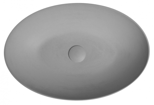 Sapho FORMIGO beton mosdó, 60x14,5x40,5cm, világos szürke FG029