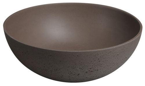 Sapho FORMIGO beton mosdó, átm:39cm, sötét barna FG034