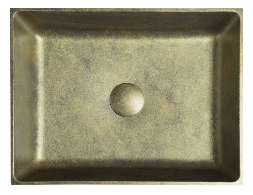 Sapho FORMIGO beton mosdó, 47,5x13x36,5cm, arany FG111