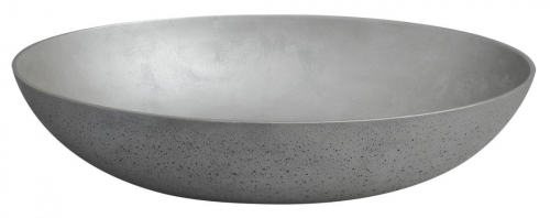 Sapho FORMIGO beton mosdó, 60x14,5x40,5cm, ezüst FG122
