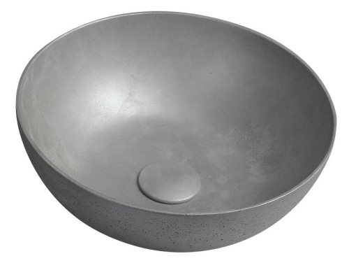 Sapho FORMIGO beton mosdó, átm:39cm, ezüst FG132