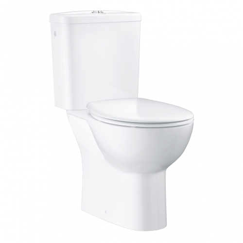 Grohe Bau Ceramic perem nélküli, hátsó kifolyású monoblokkos wc szett 39496000