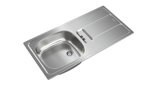 Teka Gravity 45 E-XP 1B 1D rozsdamentes mosogató (115120045)