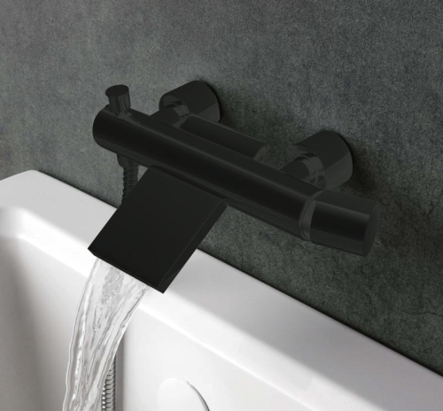 AREZZO design Artfield kádcsaptelep, matt fekete AR-6020BL