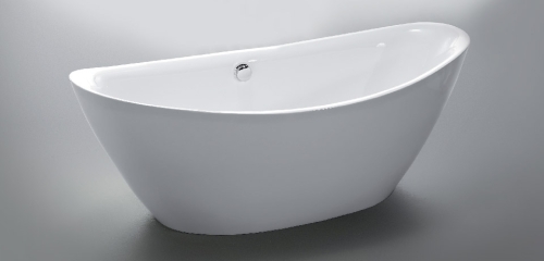 Wellis Arezzo White 180x87 cm szabadonálló kád matt külső fallal WK00189