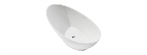 Wellis Affair White 178x78,5 cm öntöttmárvány szabadonálló kád matt fehér WK00181