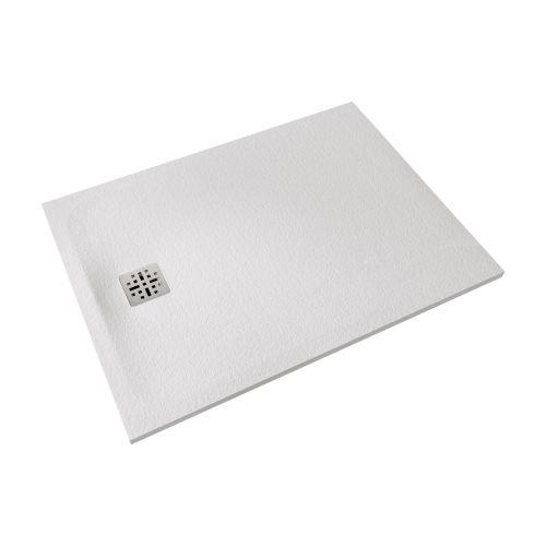 Marmy Dolomite öntött márvány zuhanytálca 70x90 cm, prada white 80 7635 70 90 50