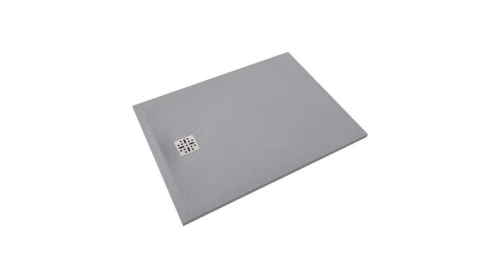 Marmy Dolomite öntött márvány zuhanytálca 70x90 cm, Valentino Grey 80 7635 70 90 53