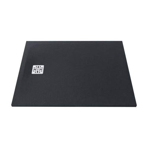 Marmy Dolomite öntött márvány zuhanytálca 70x100 cm, Cavalli Black 80 7636 70 10 54