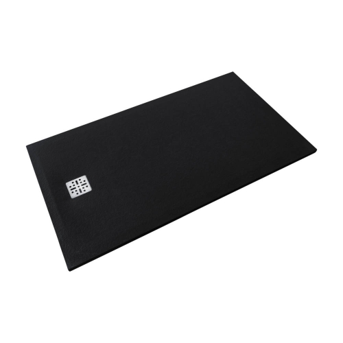 Marmy Dolomite öntött márvány zuhanytálca 70x120 cm, Cavalli Black 80 7636 70 12 54