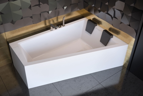 Besco INTIMA DUO 170 cm univerzális elő-és oldallap, fehér OAID-170-NS