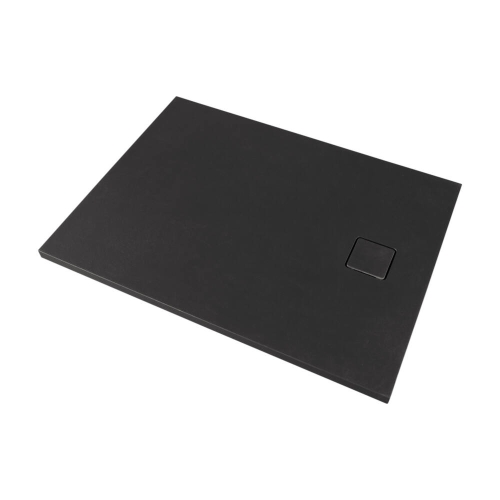 Marmy Loft öntött márvány zuhanytálca 70x90 cm, Cavalli Black 80 7970 70 90 54