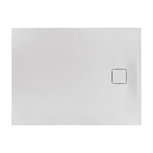 Marmy Loft öntött márvány zuhanytálca 80x100 cm, Prada White 80 7966 80 10 50