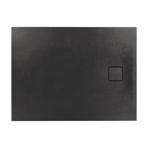 Marmy Loft öntött márvány zuhanytálca 80x100 cm, Cavalli Black  80 7966 80 10 54