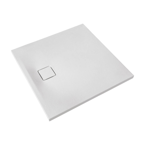 Marmy Loft öntött márvány zuhanytálca 90x100 cm, Prada White 80 7981 90 10 50