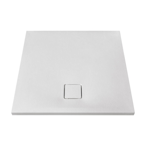 Marmy Loft öntött márvány zuhanytálca 90x100 cm, Prada White 80 7981 90 10 50