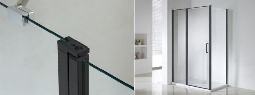 Wellis Triton Black 120x80x190 szögletes zuhanykabin WC00480