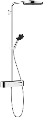 Hansgrohe Pulsify Showerpipe 260, 1 jet és ShowerTablet Select 400 króm 24220000