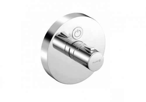 KLUDI PUSH HotStop falsík alatti termosztátos zuhanycsap, króm 389020538
